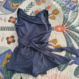 Balera Dance Blue/Grey leotard